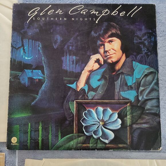 Glen Campbell 2 LP Lot – Southern Nights (1977) + No More Night (1985) – VG - Picture 2 of 11